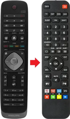 Produktbild von Fernbedienung geeignet für PHILIPS 55PUS7809/12