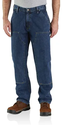 Produktbild von Carhartt DOUBLE-FRONT LOGGER JEAN 104944, Farbe:canal, Größe:W42/L32