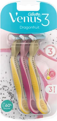 Produktbild von Gillette Venus3 Dragonfruit Einweg-Rasierer 3er