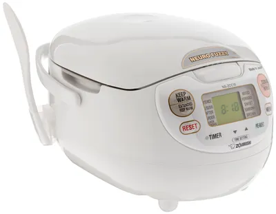 Reiskocher Neuro Fuzzy 5,5 Tassen 1,0 l Edelstahl Weiß