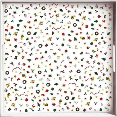 Produktbild von Taitù Noël Oro - Tablett 45 x 45 cm