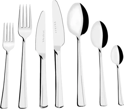 Produktbild von Serenk Paris 42-teiliges Edelstahl-Besteckset – s, Spülmaschinenfestes 18/10 Besteck für 6 Personen, Ideal für Alltag und Festliche Anlässe,  Türkiye