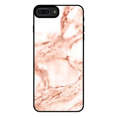 Immagine prodotto di Smartphonica Custodia per iPhone 7/8 Plus effetto marmo - cover posteriore in marmo - Bianco Oro Rosa
