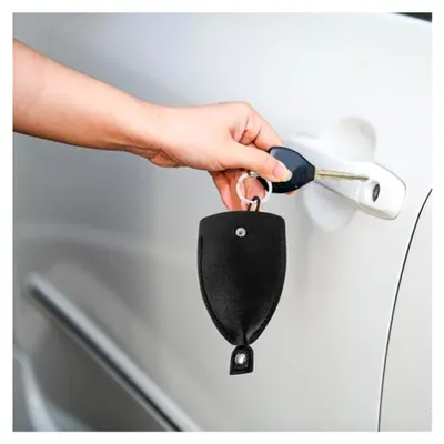 Produktbild von Schlüsseletui aus Kunstleder für Autoschlüssel – Tragbar und Robust mit Einfachem Design