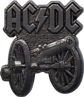 Obrázek produktu pro AC/DC - Odznak "For Those About To Rock" - zinková slitina RO11712 (jedna velikost) (černý)