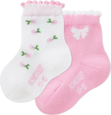 Produktbild von Schiesser - BabySocken - Blumig 2 Paar Strümpfe Gr. 13-15