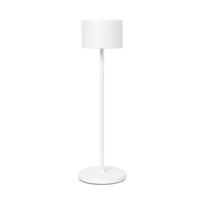Produktbild von Blomus Mobile LED-Leuchte FAROL White, LED-Lampe, Stehleuchte, Tischleuchte, Aluminium, Weiß, 66124