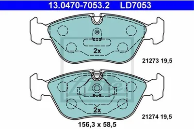 Zdjęcie produktu dla Klocki Hamulcowe Volvo Przód C70/V70/S70 2,0-2,5 97-05 Ceramic