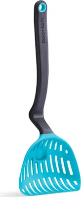 Produktbild von Skimmer Big Lestrain Löffel, Blau- Löffel mit Sieb - 38.5cm - Kunststoff | Dreamfarm