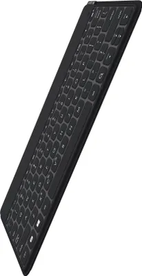 Zdjęcie produktu dla Logitech Keys-To-Go, QWERTY, Duński, Fiński, Skandynawia, Szwecki, 1,7 cm, 1,2 mm, Dowolna marka, Czarny