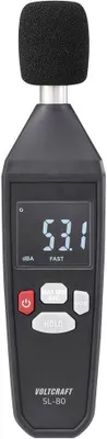 Produktbild von VOLTCRAFT SL-80 Schallpegel-Messgerät 30 - 130 dB 31.5 Hz - 8 kHz
