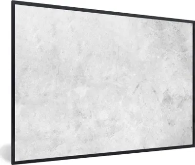 Produktbild von MuchoWow® MuchoWow® Gerahmtes Poster Marmor - Textur - Grau - Marmoroptik 30x20 cm - Poster mit zchwarzem Bilderrahmen - Kunstdruck - Bild-Poster