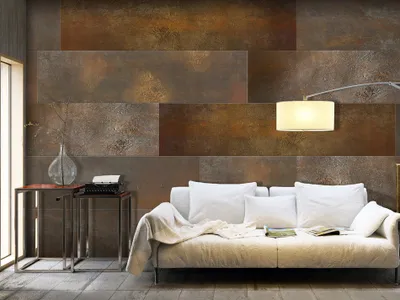 Produktbild von Vlies Fototapete 300x210 cm Tapeten Wandtapete XXL Abstrakt Gold - wie gemalt f-A-0438-a-a