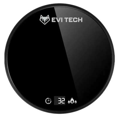 Produktbild von Elektrischer Tassenwärmer 18W für Kaffee & Tee, Getränkewärmer mit LCD-Touch & Abschaltautomatik, Glas-Heizplatte 40-60°C, EVI TECH HeatSpot Geschenk