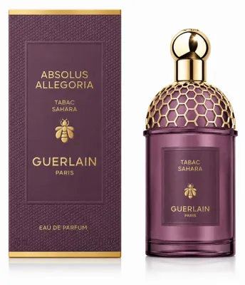 Produktbild von Guerlain Absolus Allegoria Tabac Sahara, Unisex, 75 ml, Nicht nachfüllbare Flasche, Flüssiges Parfüm, Himbeere, Zitrus, Tabak, Red berry
