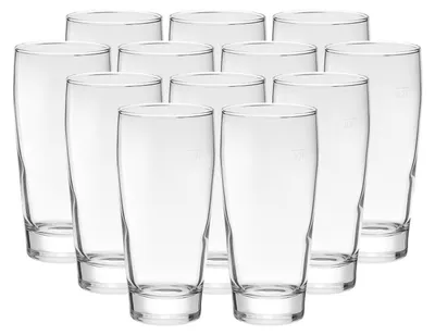 Zdjęcie produktu dla zestaw 12 szklanek do piwa Willibecher 265 ml, z oznaczeniem kalibracji do 0,2 litra