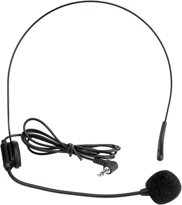 Zdjęcie produktu dla Retekess T130-T131 Przewodowy mikrofon 3,5 mm Elastyczny dla urządzeń audio AUX i wzmacniacza głosu mikrofon nagłowny dla przewodników wycieczek, nauczycieli, trenerów