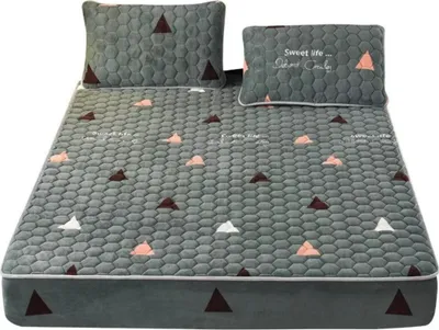 Obrázek produktu pro Měkká pohodlná sada povlečení (povlečení + 2x povlaky na polštář), Ložní prádlo (180 x 200cm) - VELVETLUX šedá