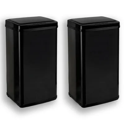Produktbild von MinteVolt Sensor Mülleimer 2x60L Mülltrennung zerlegbar Schwarz