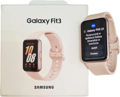 Zdjęcie produktu dla Samsung Galaxy Fit3, 4,06 cm (1.6"), AMOLED, Ekran dotykowy, 0,256 GB, 18,5 g