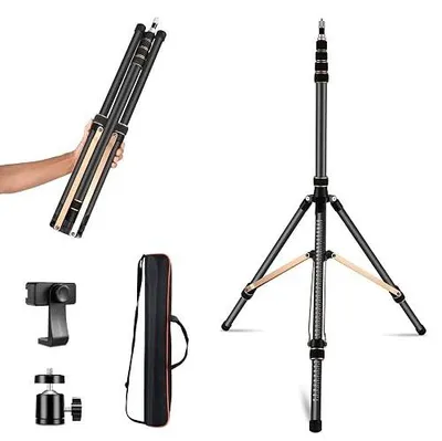 Zdjęcie produktu dla Statyw fotograficzny aluminiowy 260 cm do aparatu lampy LED vlogging