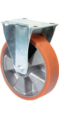 Immagine prodotto di Ruota fissa 150mm 550kg Cast-PUR 138x110mm alluminio BS ROLLEN