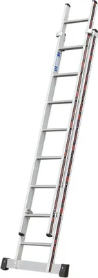 Produktbild von Euro-Profi Schiebeleiter 2-tlg. Mod. S302 - Sprossenanzahl: 2 x 8, Länge max.: ca. 4,10 m