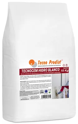 Hydro-Mörtel 10 kg, Zementmörtel für Putz, wasserdicht, weiß