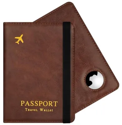 Produktbild von PromoHome® Reisepasshülle anti-RFID Reiseschutz Passhalter mit Dokumentenbörse für Kreditkarten, Europäischer Reisepass, Visitenkarten