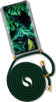 Produktbild von TWIST-Case + TWIST-Cord für Samsung Galaxy S20, Farbe:Deepest Jungle (Gold)