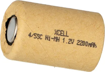 Produktbild von Xcell Akku 4/5 Sub-c  2.2 Ah 2200 mAh NIMH Hochstrom Zelle im Pappmantel