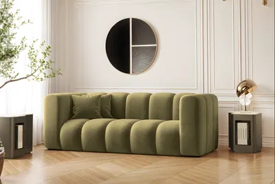Zdjęcie produktu dla Kanapa, sofa, sofa dwuosobowa Grand Modułowa tkanina Salvador oliwkowy