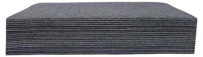 Produktbild von Quadratischer Teppich, 20pcs Bodenteppich, Adsorptionstyp selbstklebender Teppich, Dunkelgrau