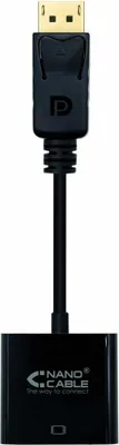 Produktbild von Nanocable 10.16.0602, 0,15 m, DisplayPort, VGA (D-Sub), Männlich, Weiblich, Gerade