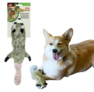 Obrázok produktu pre Hračka pre psov Mýval pískajúci 38cm Skinneeez