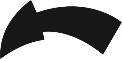 Produktbild von Georg Schlegel Bezeichnungsschild Grafik-Symbol Gebogener Pfeil nach links weiß - 1 Stück