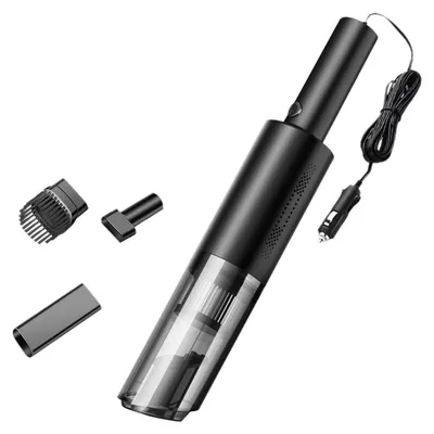 Immagine prodotto di Aspirapolvere portatile da 120 W con filtro HEPA, potente aspirazione di 6000 Pa, ideale per la pulizia di peli di animali, polvere e detriti