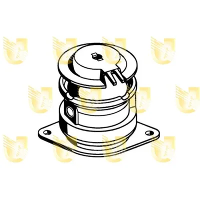 Produktbild von UNIGOM Motorlager Hydrolager Hinten Vorne Rechts für VW GOLF III (1H1) 396818