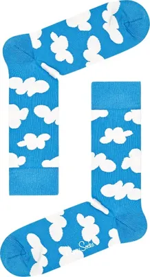 Produktbild von Happy Socks Cloudy Sock, uni sokken, blauwe lucht met lichte bewolking