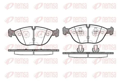 Produktbild von REMSA Bremsbeläge Satz Vorne Bremsklötze für VW Golf IV Schrägheck (1J1) 0597.00