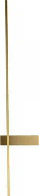Zdjęcie produktu dla Kinkiet LED ARCO złoty 12W Neutralna biel 1500lm metal wym:90x4,5x18cm IP20 Zuma Line