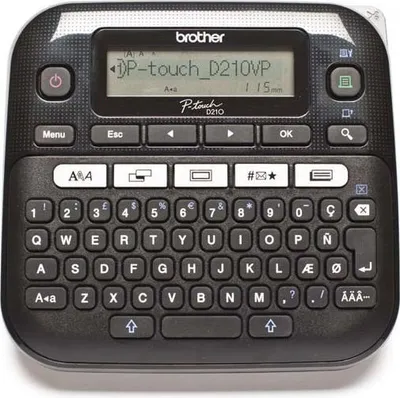 Produktbild von Brother Etikettendrucker, PT-D210VP, mit Tragetasche