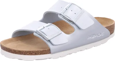 Immagine prodotto di Rohde donna mulo due cinghie effetto metallico larghezza G Perlato Alba 5623, dimensione:40 EU, colore:Blu