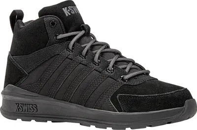 Produktbild von K-Swiss Vista Trainer Mid Wnt - Herren Winter Schuhe Sneakers Leder Schwarz 07145-010-M , EU 41 UK 7