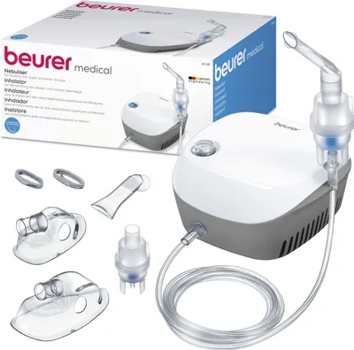 Produktbild von Beurer Inhalator Medizinisches Gerät IH 18 Vernebler Atemtherapie Maske Mundstück