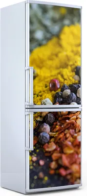 Produktbild von Magnete Dekorative - 70 cm x 190 cm - Küche - Magnetmatte Kühlschrankmagnete - Gewürze Gemüse