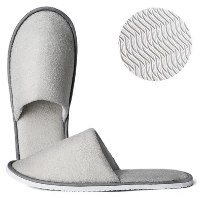 Produktbild von Reispantoffeln Antislip - Bequeme Hotelslippers - Z00362