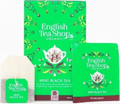 Obrázek produktu pro English Tea Shop Čaj Máta a černý čaj, 20 sáčků