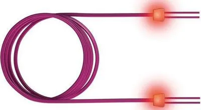 Immagine prodotto di Sacon EasyLan FO LED Patch Cord Premium, Duplex - Cavo patch - Da LC multimodale (M) a LC multimodale (M) - 5 m - Fibra ottica - Duplex - 50/125 micrometri - OM4 - Erikaviolet, RAL 4003 (LSD42200050)