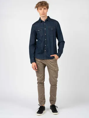 Zdjęcie produktu dla Guess Koszula - M1BH12 R4DL1 - Niebieski - Rozmiar: M(EU)